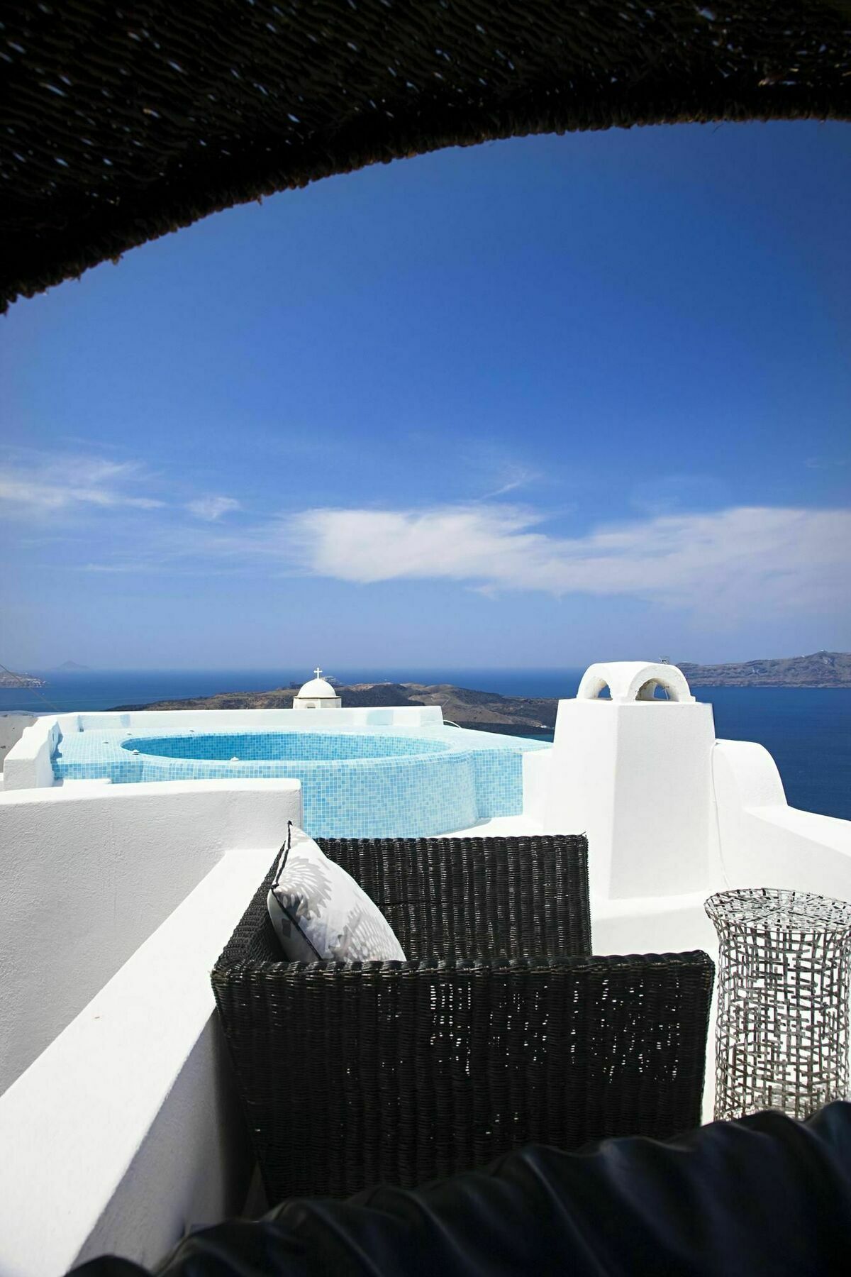 Blue Angel Villa Fira  Bagian luar foto